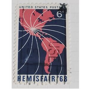 1968 Scott #1340 – 6¢ HemisFair ’68 / San Antonio World’s Fair – Canceled